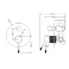 Opal Shower Mixer With Diverter