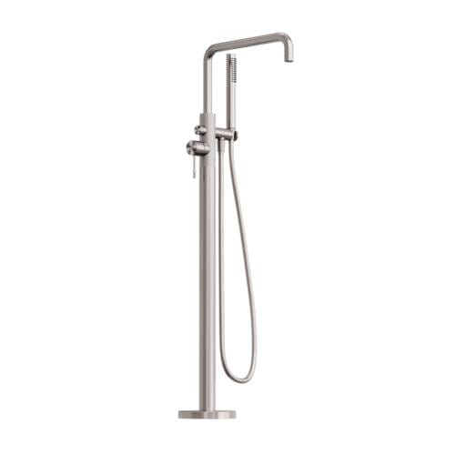 Opal Freestanding Bath Mixer With Hand Shower Brushed Nickel NR251903ABN