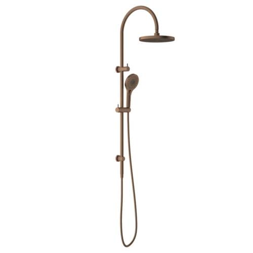 Opal Brushed Bronze Twin Shower Opal Twin Shower Brushed Bronze NR251905eBZ