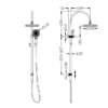 Opal Twin Shower