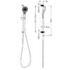 Opal Shower Rail