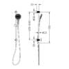 Opal Shower Rail With Air Shower II