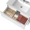 Cassie 2 Drawer PVC Vanity Unit 90cm storage detail