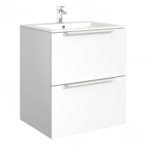 Cassie 2 Drawer PVC Vanity Unit 60cm