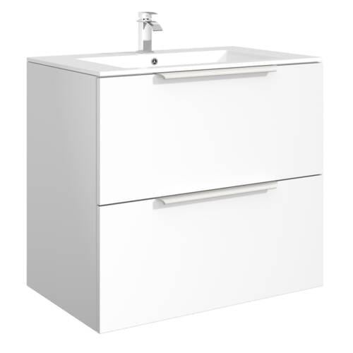 Cassie 2 Drawer PVC Vanity Unit 75cm